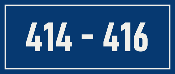 Hausnummer 414 - 416