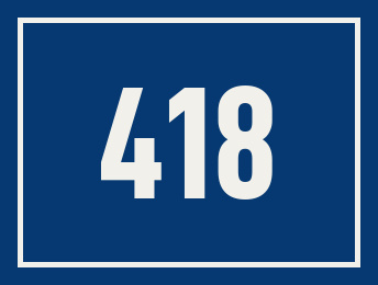 Hausnummer 418