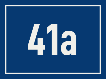 Hausnummer 41a