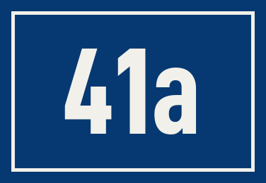 Hausnummer 41a