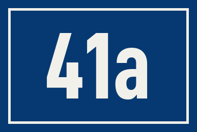 Hausnummer 41a