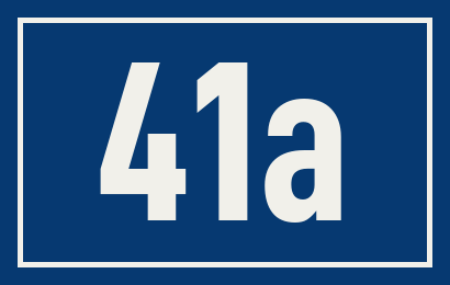 Hausnummer 41a