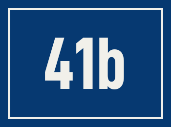 Hausnummer 41b