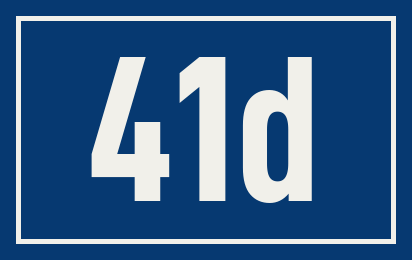 Hausnummer 41d