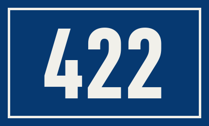 Hausnummer 422