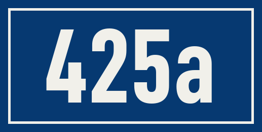 Hausnummer 425a