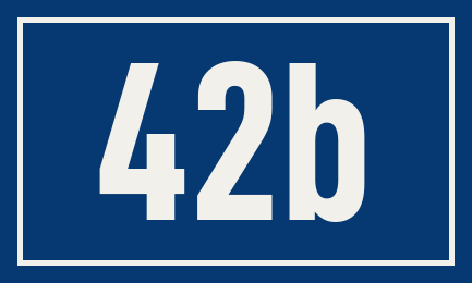 Hausnummer 42b