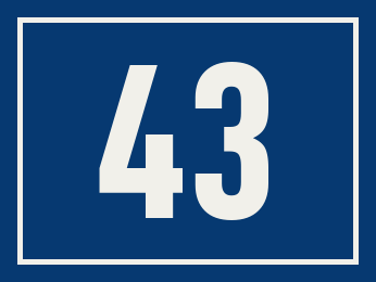 Hausnummer 43