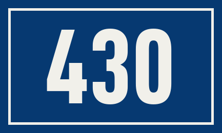 Hausnummer 430