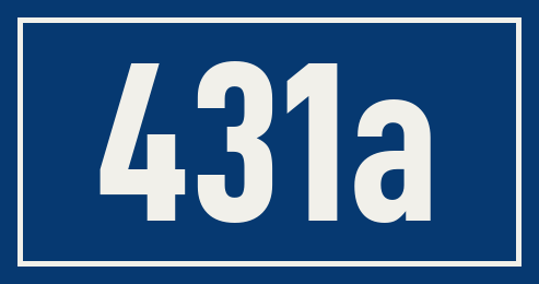 Hausnummer 431a