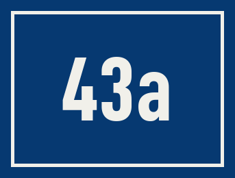 Hausnummer 43a