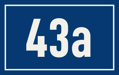 Hausnummer 43a