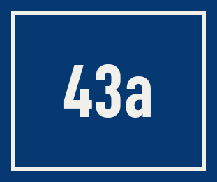 Hausnummer 43a