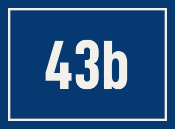 Hausnummer 43b