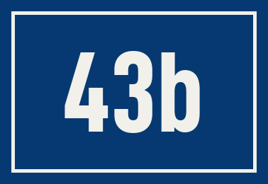 Hausnummer 43b