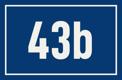 Hausnummer 43b