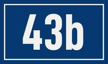 Hausnummer 43b
