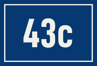 Hausnummer 43c