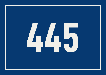 Hausnummer 445