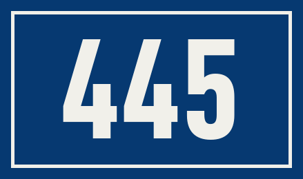 Hausnummer 445