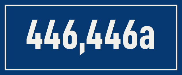 Hausnummer 446,446a