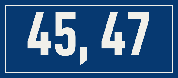 Hausnummer 45, 47