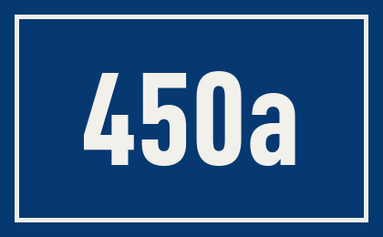 Hausnummer 450a