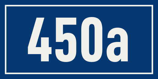 Hausnummer 450a