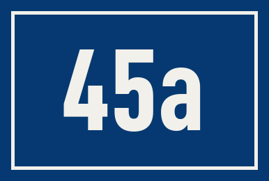 Hausnummer 45a