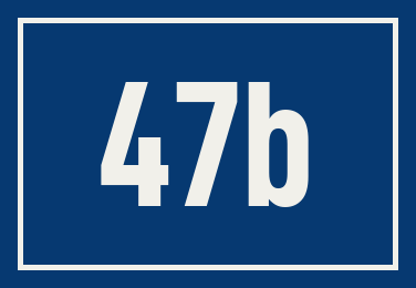 Hausnummer 47b