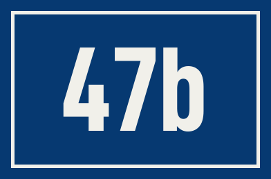 Hausnummer 47b