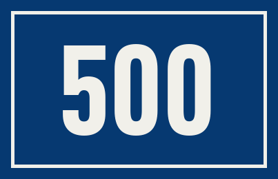 Hausnummer 500