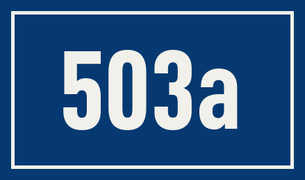 Hausnummer 503a