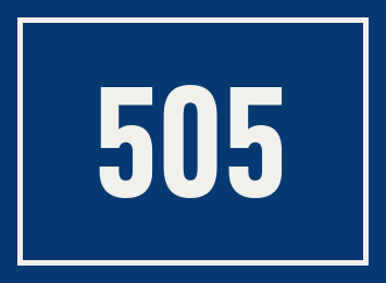 Hausnummer 505