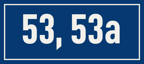 Hausnummer 53, 53a