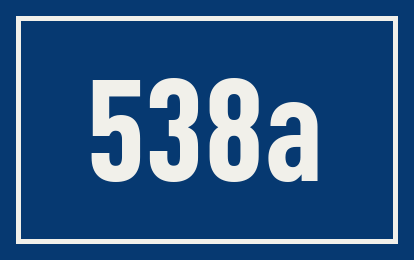 Hausnummer 538a