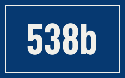 Hausnummer 538b