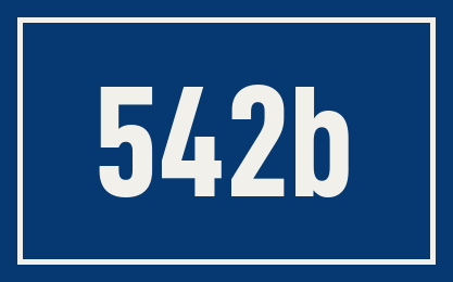 Hausnummer 542b