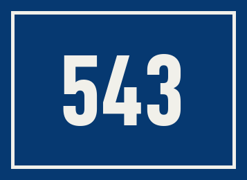 Hausnummer 543