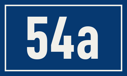 Hausnummer 54a