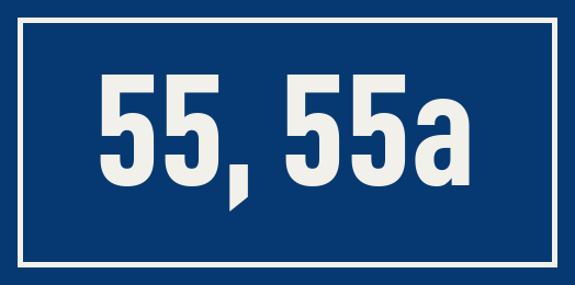 Hausnummer 55, 55a