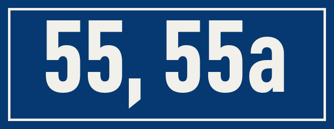 Hausnummer 55, 55a