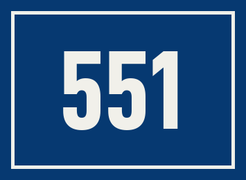 Hausnummer 551