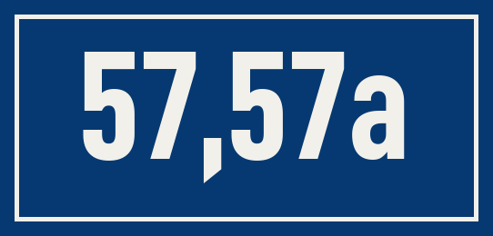 Hausnummer 57,57a