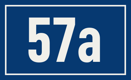 Hausnummer 57a
