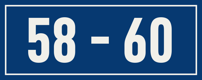 Hausnummer 58 - 60
