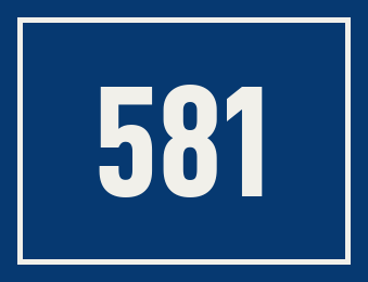 Hausnummer 581
