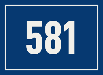 Hausnummer 581