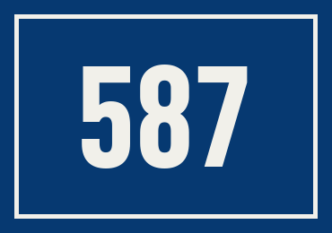 Hausnummer 587