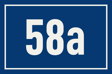 Hausnummer 58a